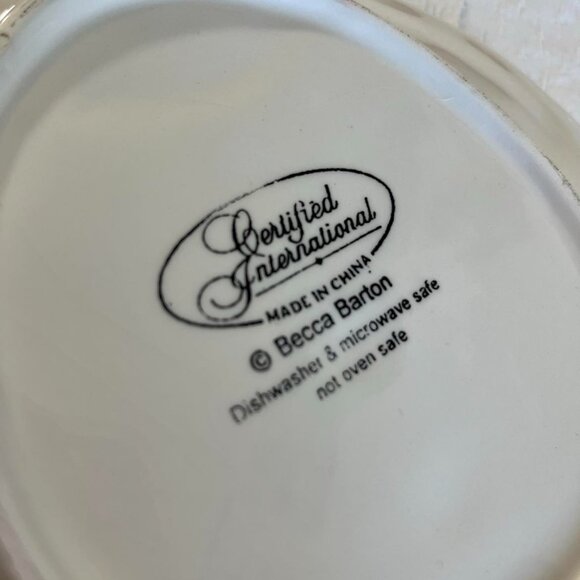 Vintage Becca Barton Holiday Christmas Snowman Cookie Plate - Picture 6 of 8